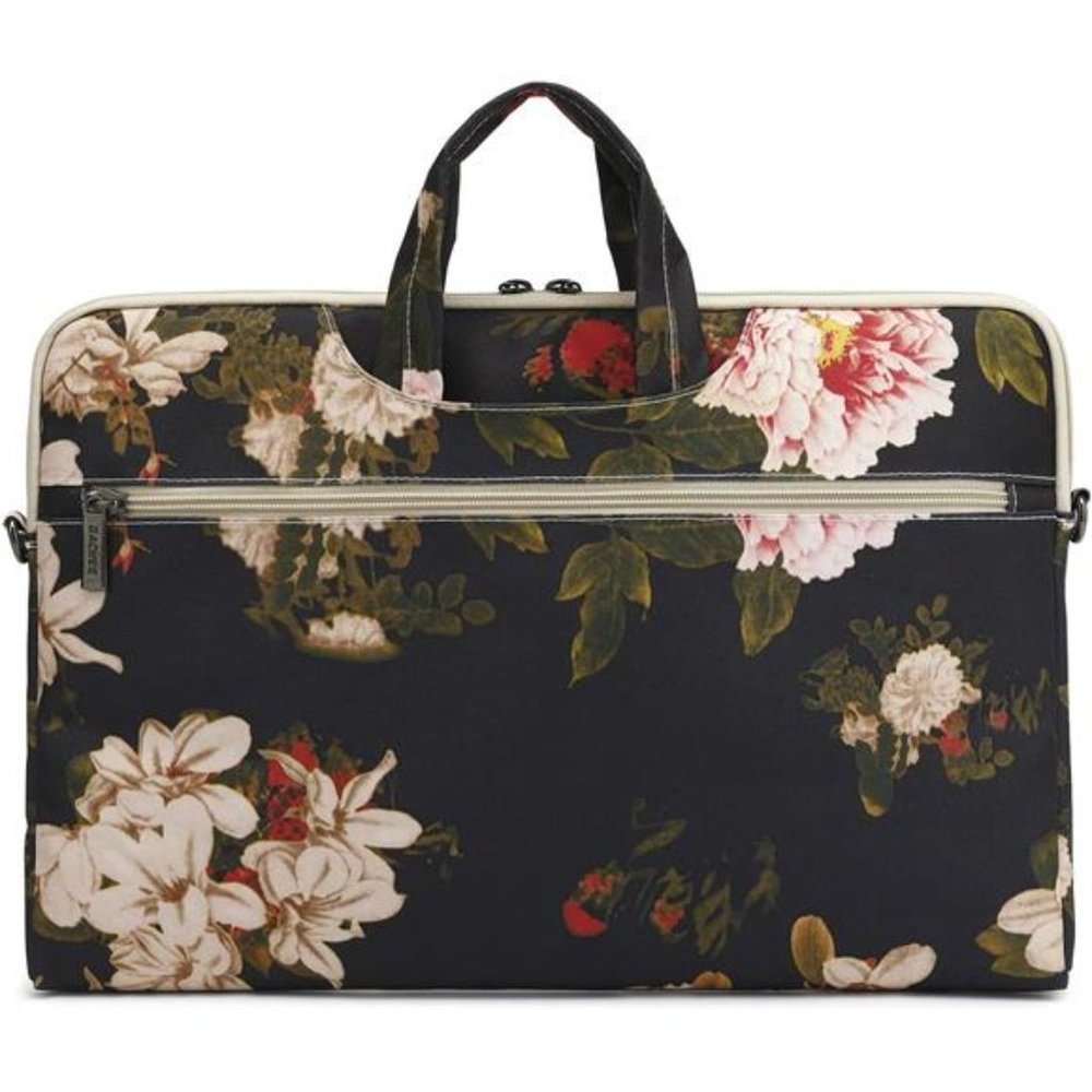 Black Waterproof Shoulder Laptop Bag 15.6 Inch - Picture 6 of 7